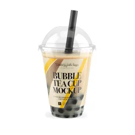 Chocolate Bubble Tea Cup